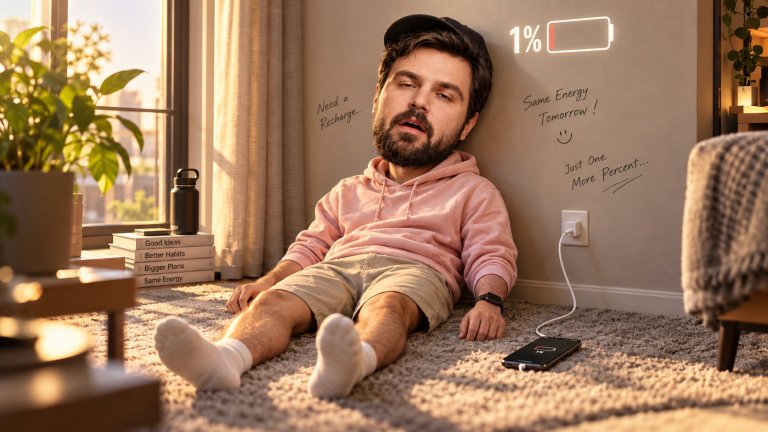 وقتی خودت هم نیاز به شارژ داری! 🔋😵‍